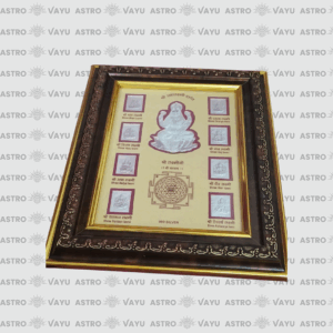 Silver AshtLakshmi Magical Plate – Original & Abhimantrit